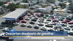 Telediario noticia El secretario de Gobierno Manuel González argumentó que la falta de gasolina se debe a una falla en la logística de distribución