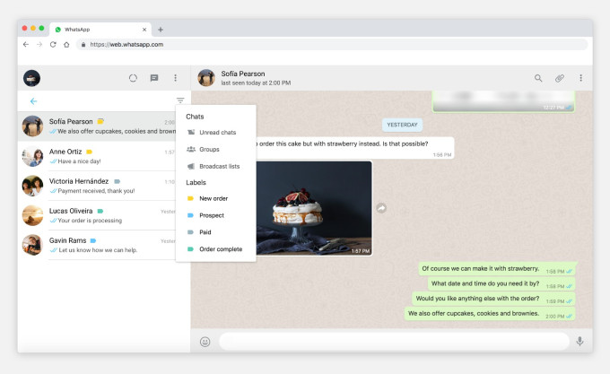 WhatsApp Business facilitará el trato entre empresas y clientes