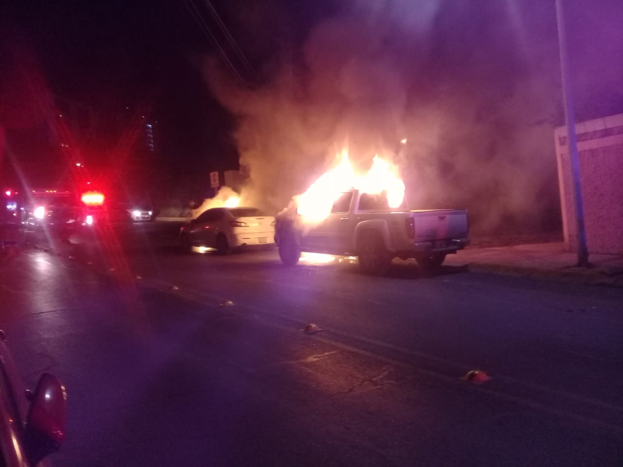 Telediario Media Fiscalía no descarta ninguna línea de investigación sobre incendio de vehículos en San Pedro