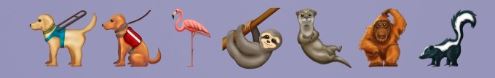 Mate, waffles y un perrito guía son los nuevos emojis