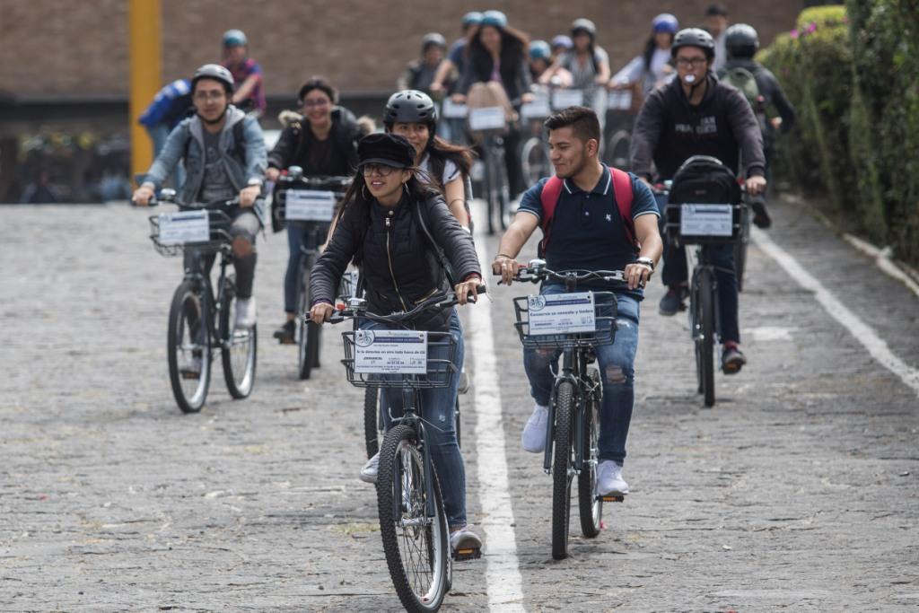 UNAM estrena 400 bicicletas para el servicio Bicipuma en CU