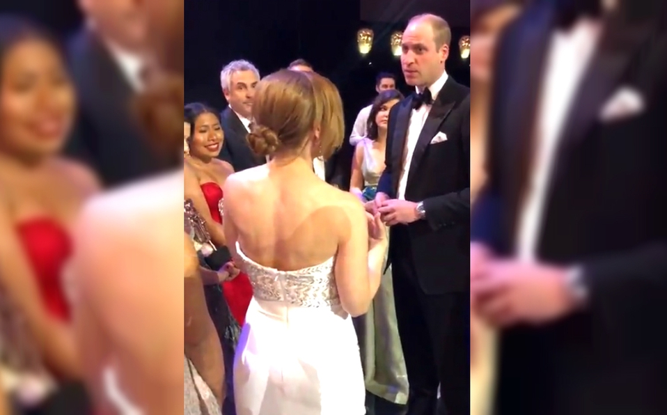 Felicita el Príncipe Guillermo al equipo de 'Roma'