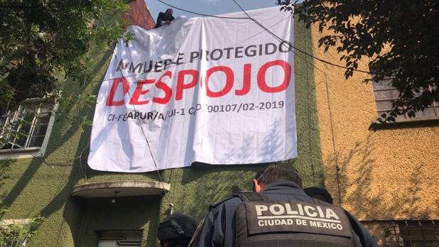 Desalojan vivienda en la Álamos; hay un detenido