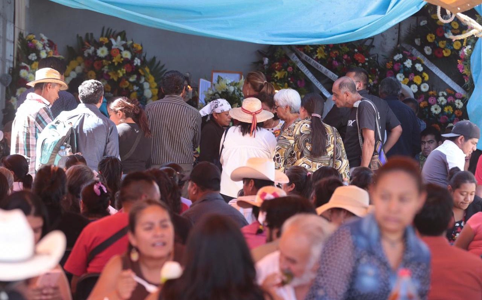 Despiden al activista Samir Flores en Temoac, Morelos