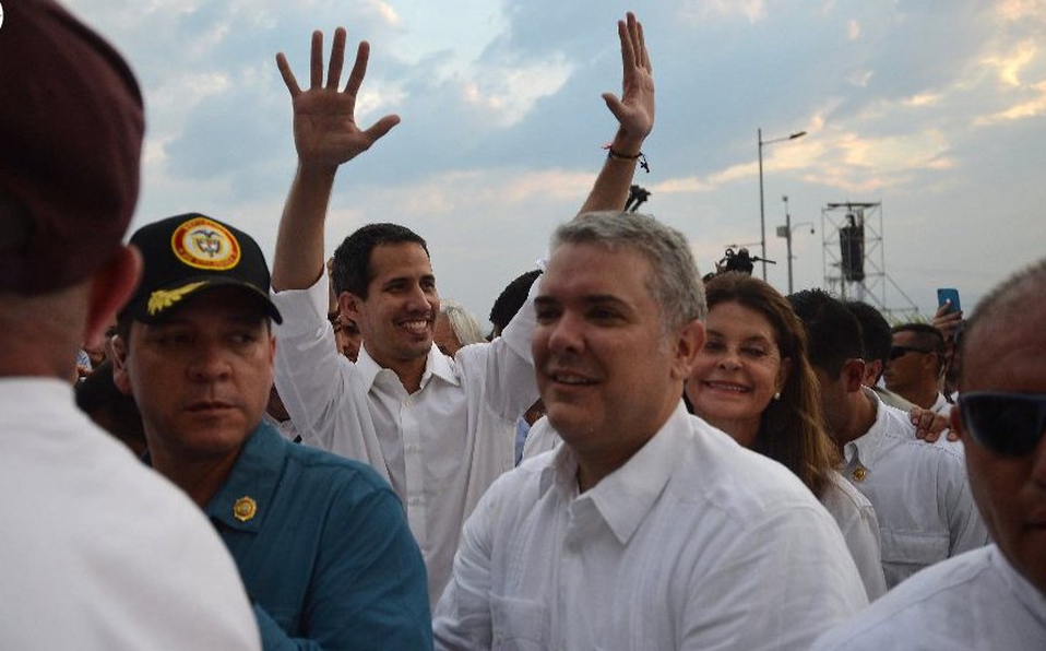 Guaidó llega al ´Venezuela Aid Live´ en Colombia