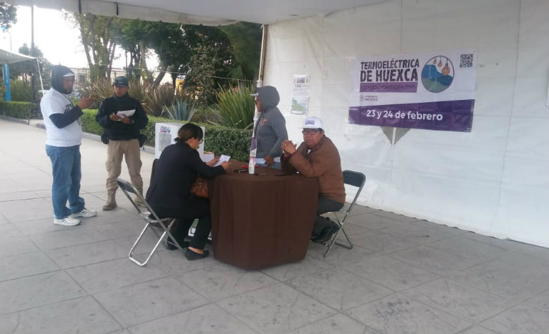 Arranca segundo día de la consulta por termoeléctrica en Morelos