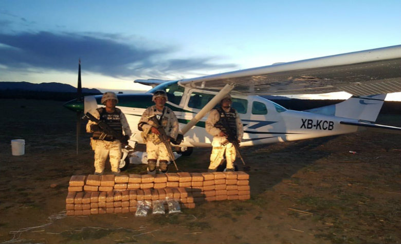 Aseguran 200 kilos de mariguana en Baja California