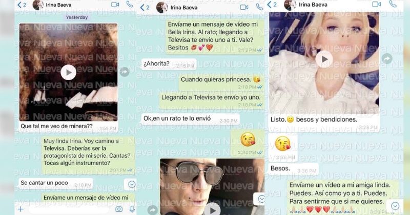 Tras filtrarse conversaciones con Irina Baeva, responde Fernando Carrillo