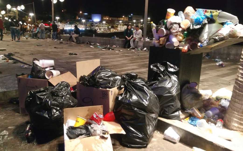 Carnaval de Mazatlán dejará 120 toneladas de basura