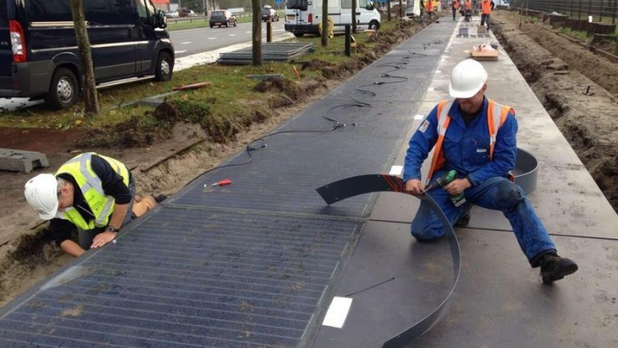 ¿Paneles solares en la carretera? Holanda ya tiene los suyos