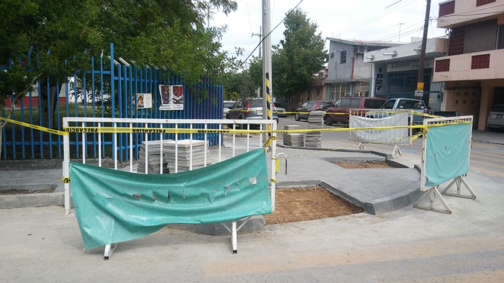 Ampliación de banquetas en zona del Tecnológico causa molestia a vecinos