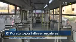 Telediario noticia STC Metro brinda transporte gratuito en RTP a mujeres embarazadas y adultos mayores