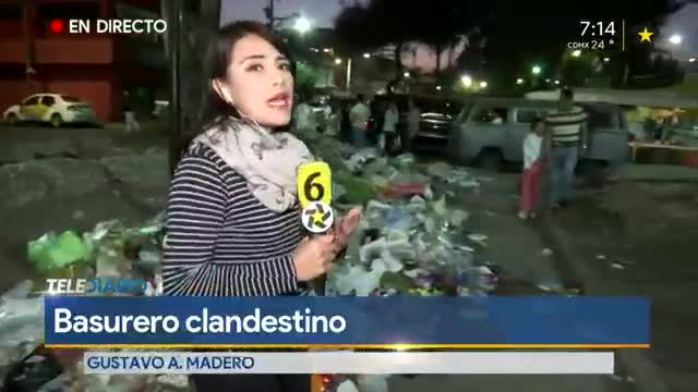 Telediario noticia Reportan basurero cladestino con más de 30 años en la colonia Atzacoalco de la GAM: Cerca de ti