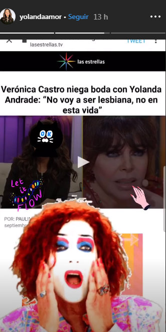 Yolanda Andrade me dijo con quién se casó: Verónica Castro