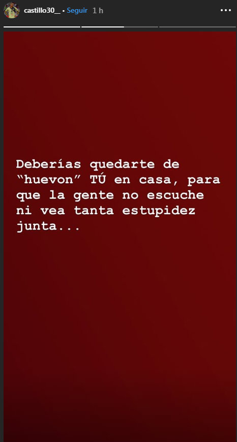 Nicolás Castillo le responde a José Ramón Fernández tras llamarlo "huevón"