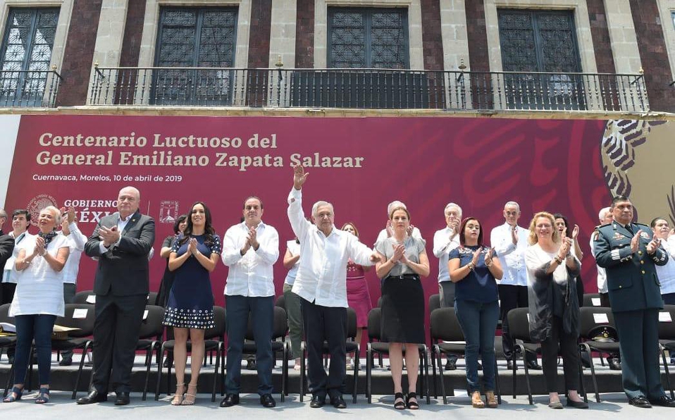 AMLO conmemora centenario luctuoso de Emiliano Zapata