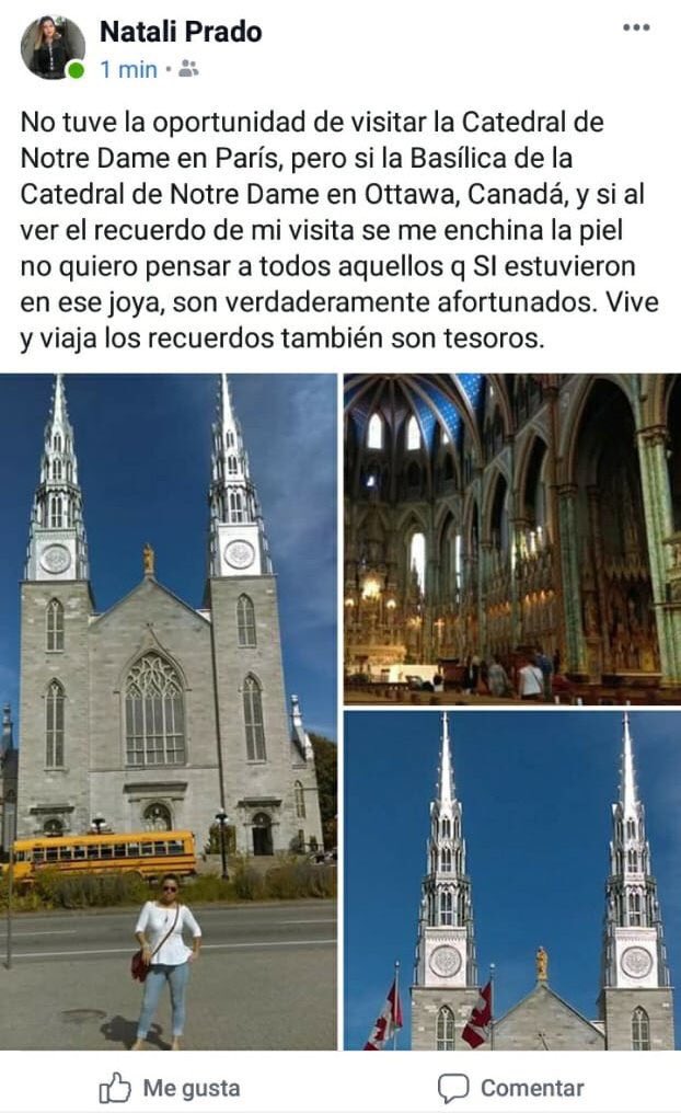 Tunden a usuarios por 'presumir' fotos de su visita a catedral de Notre Dame en plena tragedia