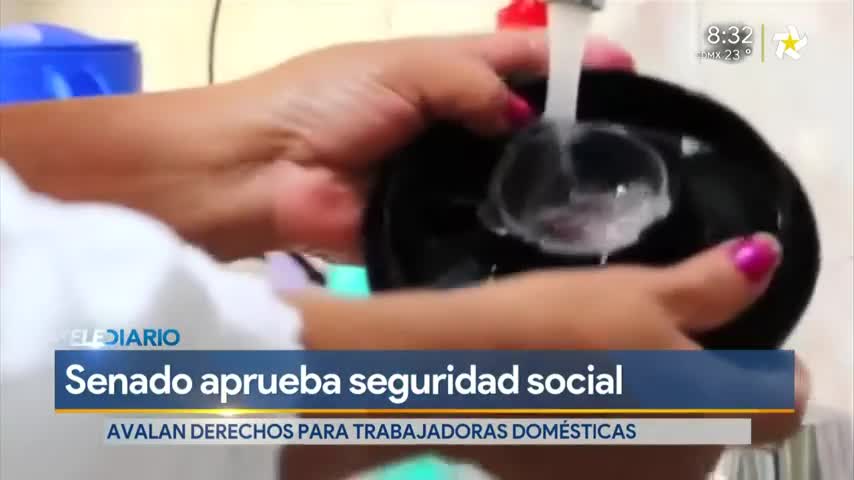 Telediario noticia Empleadas domésticas: Avalan derechos para personas que se dedican a las labores del hogar