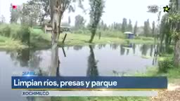 Telediario noticia Canales de otros pueblos de la alcaldía también están siendo rehabilitados. 