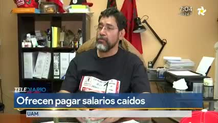 Telediario noticia El secretario general del SITUAM, Jorge Dorantes Silva, informó que existe voluntad de levantar la huelga de manera ordenada 