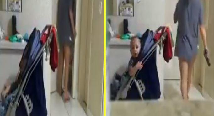 Descubre a su esposo con la niñera y dispara frente a su bebé [VIDEO]

 
