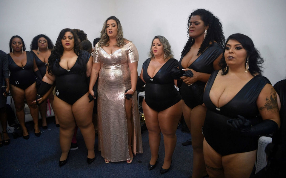 Este concurso de belleza premia la sensualidad de las mujeres de talla extra grande
