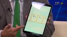 Telediario noticia Por medio de aplicaciones los niños pueden aprender a leer o escribir. 