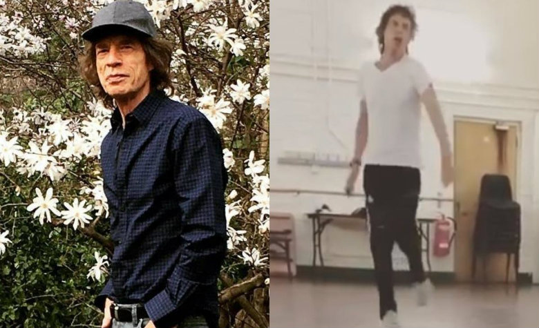 Tras cirugía, se deja ver bailando Mick Jagger
