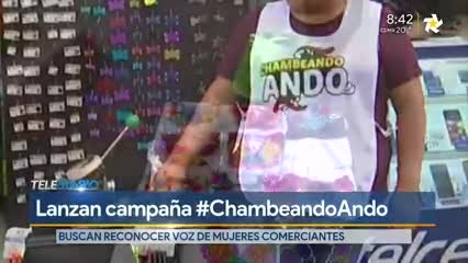 Telediario noticia #ChambeandoAndo: madres comerciantes buscan ser reconocidas con campaña en redes sociales