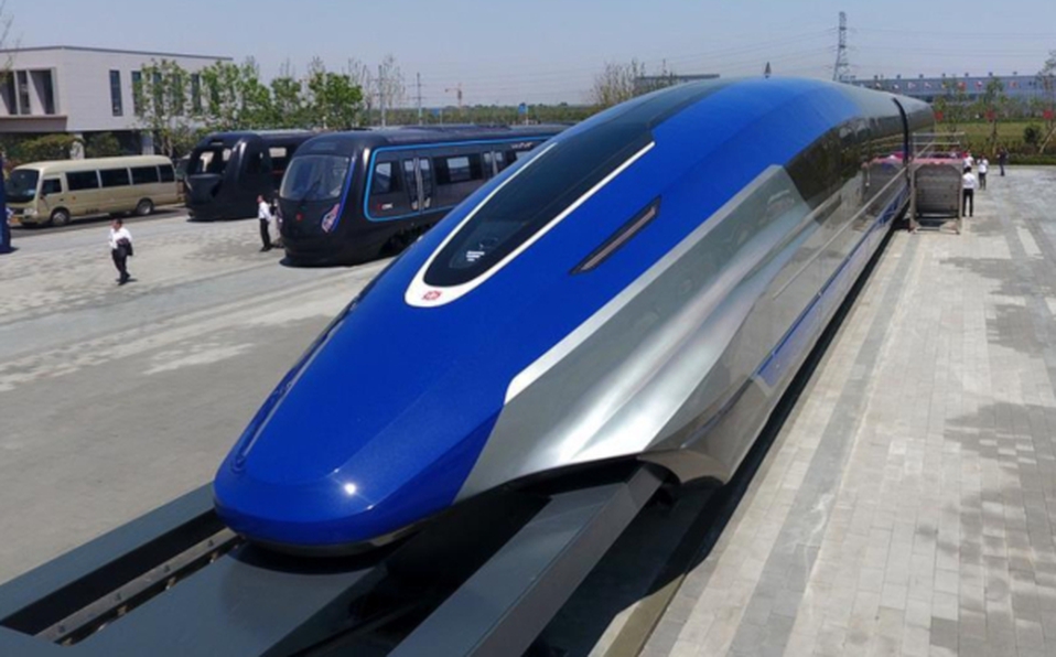 China presenta tren bala que alcanzaría 600 kilómetros por hora