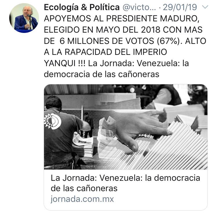 Nuevo titular de Semarnat, defensor de Maduro y régimen venezolano