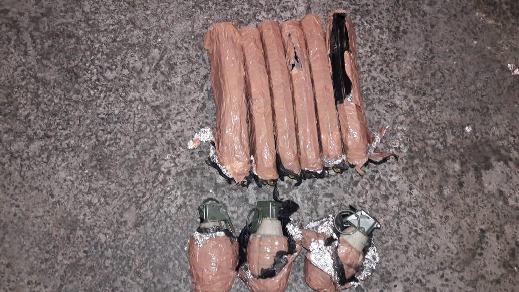 Hallan armamento en caja de pañales en aeropuerto de SLP