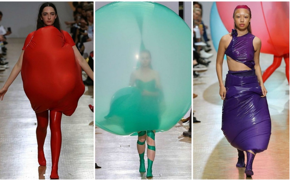 Estos globos gigantes se convierten en vestidos