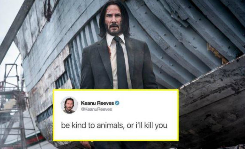 Twitter suspende cuenta a Keanu Reeves por usar frase de John Wick