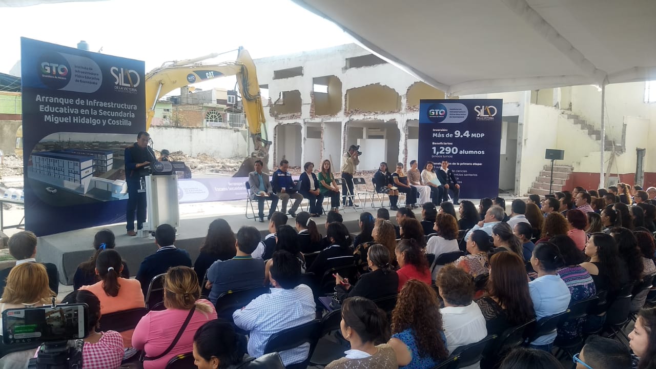 Arranca obra de construcción en secundaria de Silao

&nbsp;
