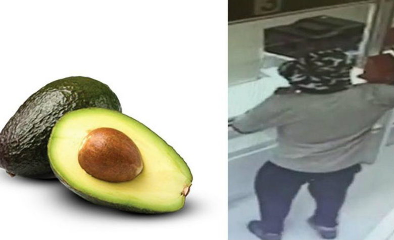 Hombre roba dos bancos armado con un aguacate