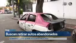 Telediario noticia Autos abandonados originan delitos e infecciones en CDMX