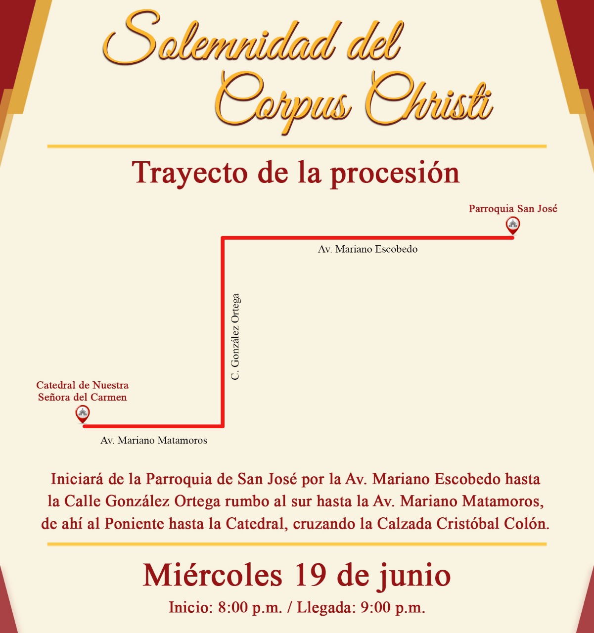Diócesis de Torreón invita a celebrar la eucaristía del Corpus Christi