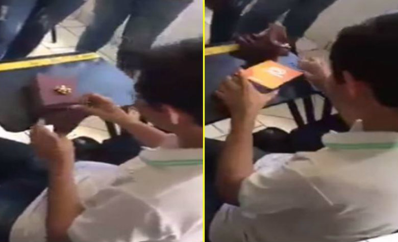 Estudiantes cooperan para regalarle un celular a su compañero de escasos recursos [VIDEO]