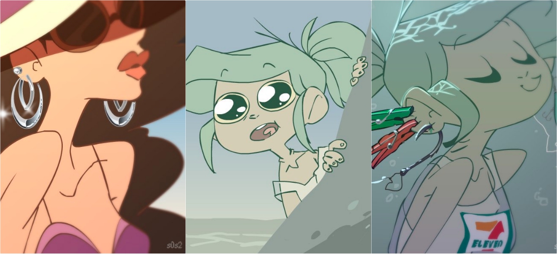 Ilustrador muestra cómo viviría Ariel lidiando con nuestra basura