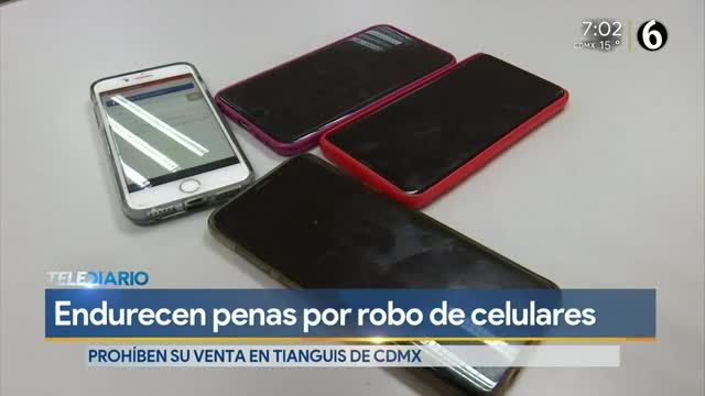 Telediario noticia Mil 972 celulares son robados diariamente; ahora llamando a Locatel pueden bloquearse fácilmente