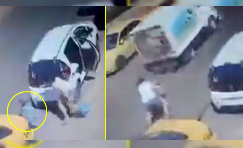 Niño de 2 años muere atropellado tras soltar la mano de su madre [VIDEO]
