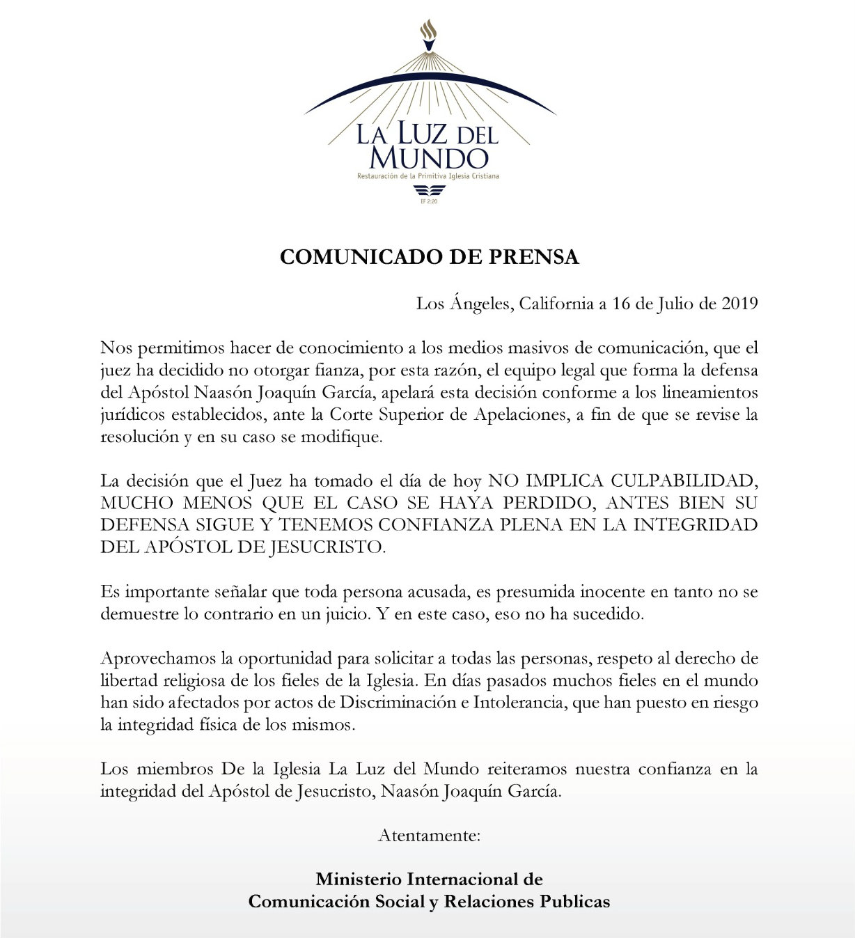 Niegan libertad a Naasón Joaquín García; encuentran video sexual con menores