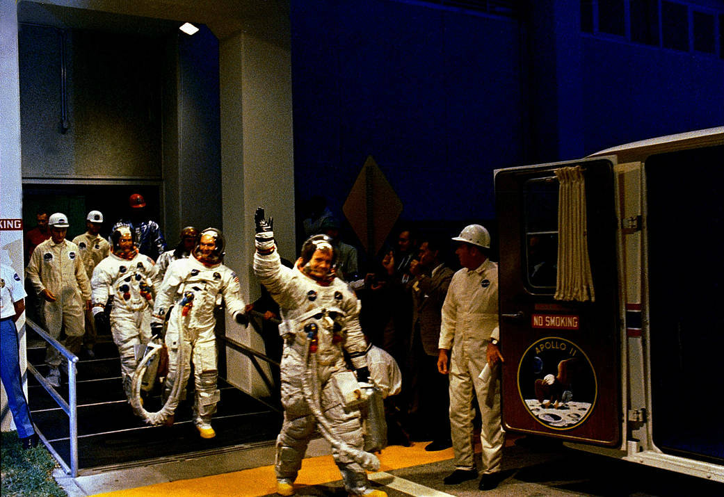 Ellos fueron los otros astronautas que junto con Neil Armstron llegaron a la Luna