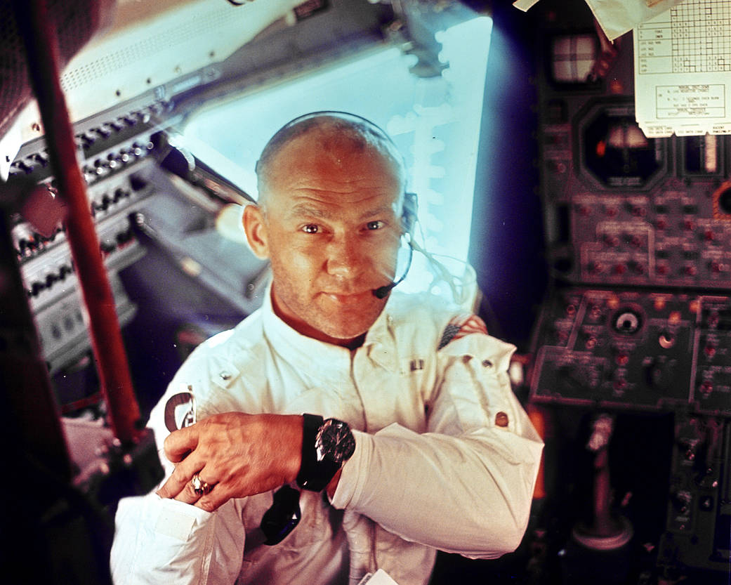 Ellos fueron los otros astronautas que junto con Neil Armstron llegaron a la Luna