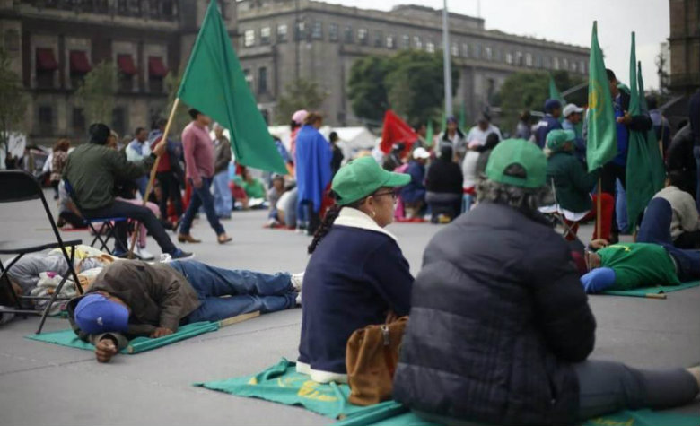 Plantón permanente podría instalarse por campesinos en Zócalo CDMX: piden apoyo