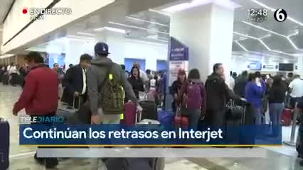 MX.- Prevalecen trasos en vuelos de Interjet en el AICM