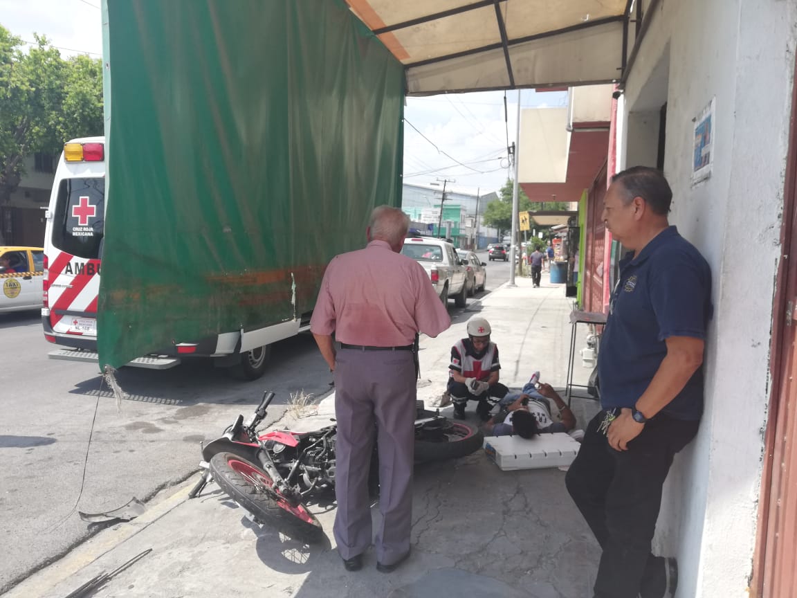 Motociclista resulta lesionado tras ser impactado por conductora ...