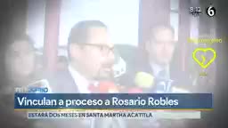 Telediario noticia Mariana Moguel, hija de Rosario Robles asiste al penal de Santa Martha a visitar a la exfuncionaria.