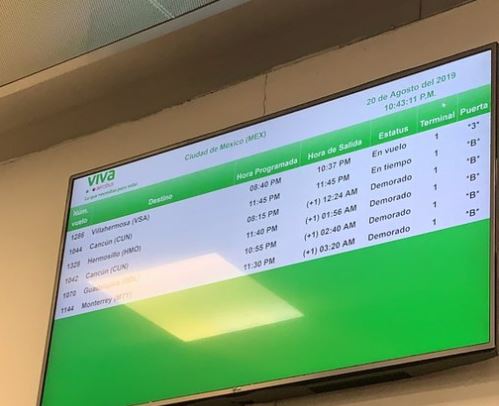 Reportan retrasos en vuelos&nbsp;por cierre de pista en Aeropuerto Internacional de Monterrey